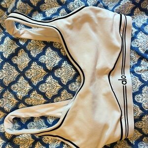 ALO Yoga White Sports Bra